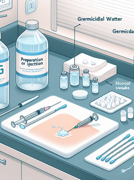 Préparation de la zone pour l'injection d'HCG : Comment l'Eau Germicide peut aider