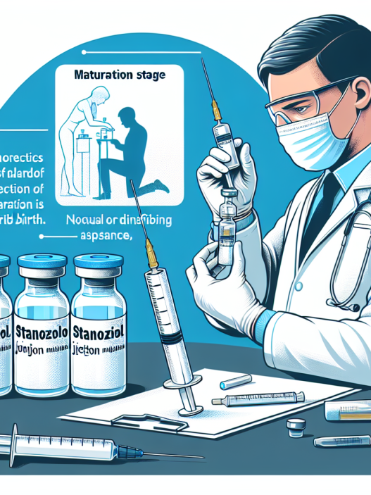 Caractéristiques de la maturation de l'injection de stanozolol lors de la préparation avant l'accouchement.