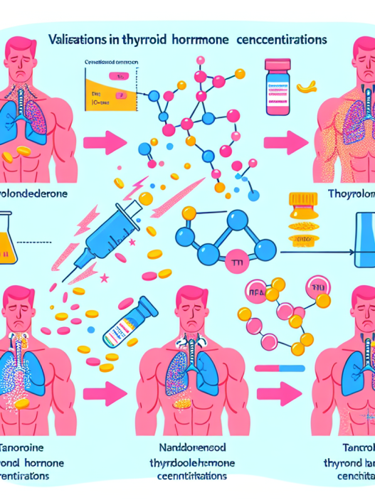 Effet de la Nandrolone sur les variations des concentrations d'hormones thyroïdiennes