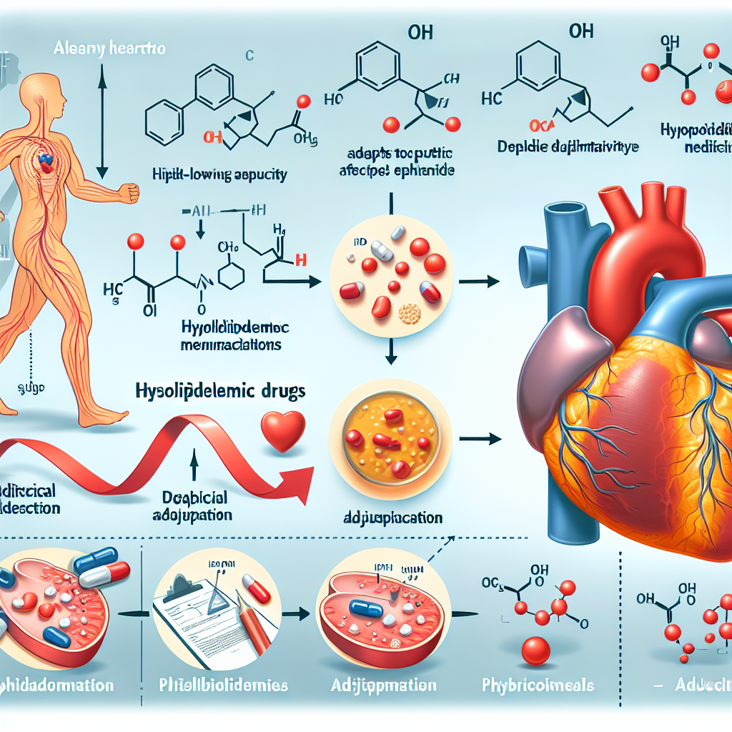 Adaptation du cœur à l'activité physique sous hypolipidémiants