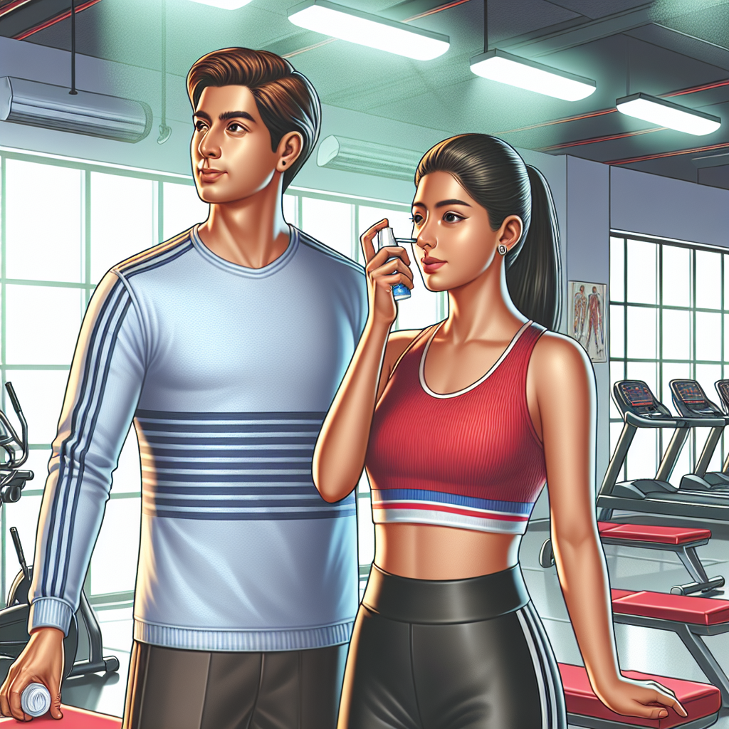 Utilisation des sprays nasaux avant l'entraînement en salle de sport