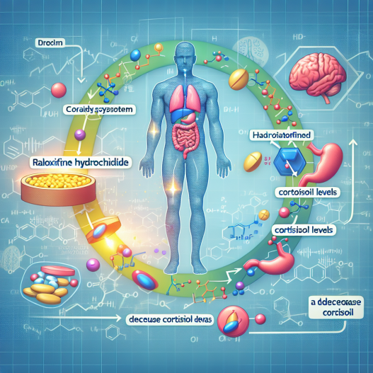 Utilisation du chlorhydrate de raloxifène pour réduire le taux de cortisol