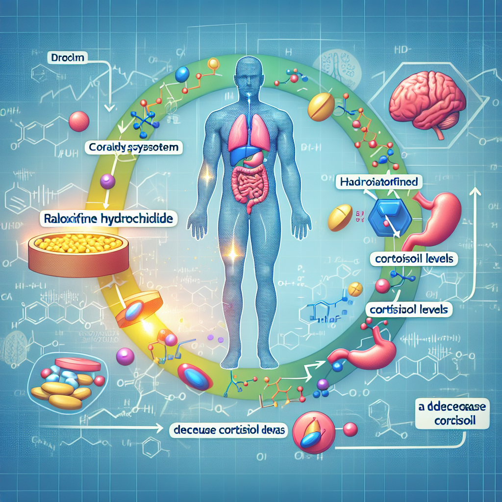 Utilisation du chlorhydrate de raloxifène pour réduire le taux de cortisol