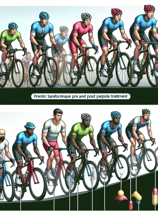 Cure de peptides et augmentation de l'endurance chez les cyclistes