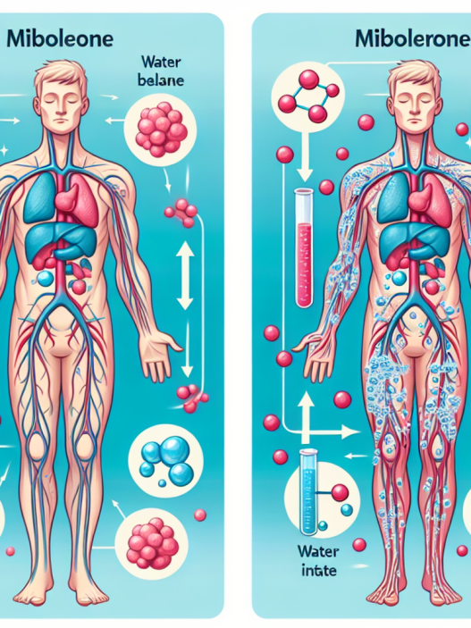Effet de Mibolerone sur l'équilibre hydrique de l'organisme