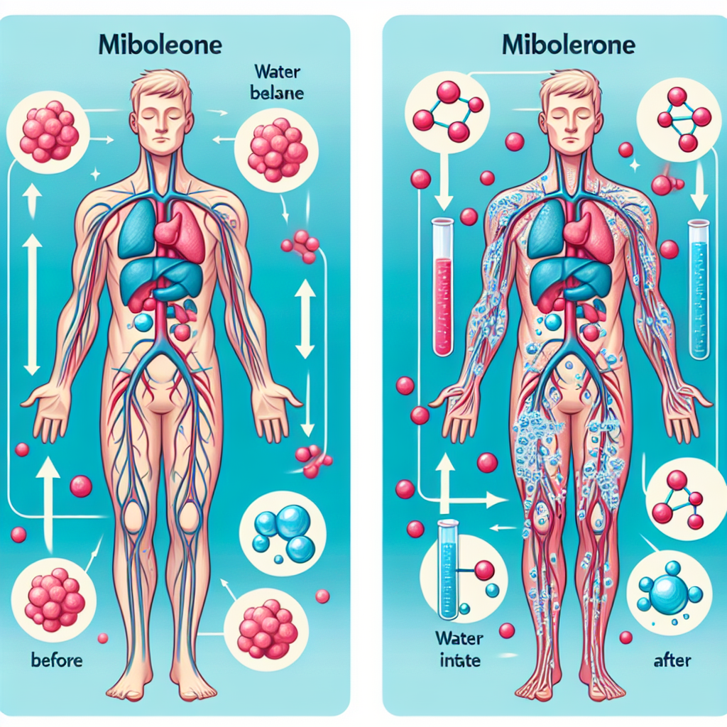 Effet de Mibolerone sur l'équilibre hydrique de l'organisme