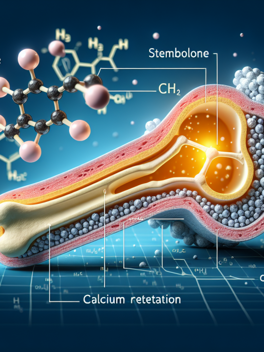 Effet de Stenbolone sur la rétention de calcium dans les os