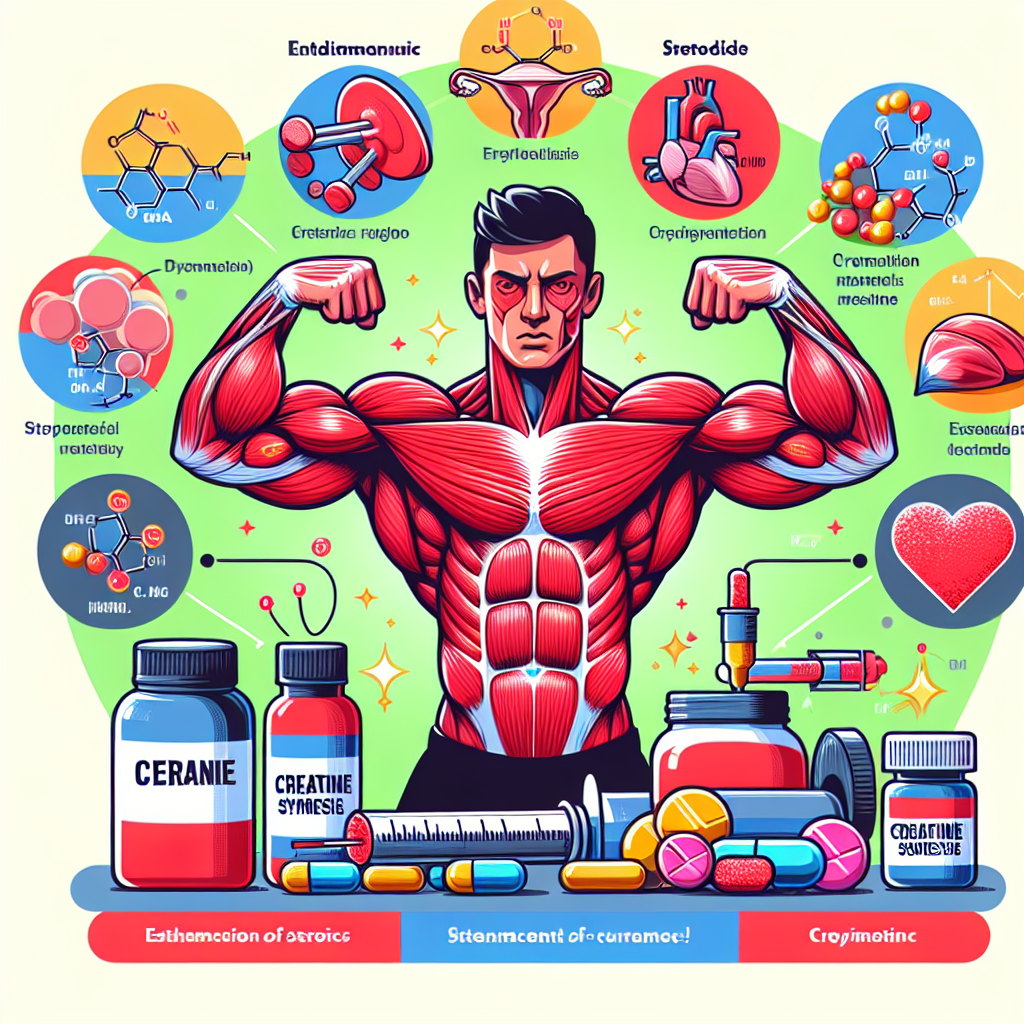 Effet des stéroïdes sur l'augmentation de la synthèse de créatine musculaire