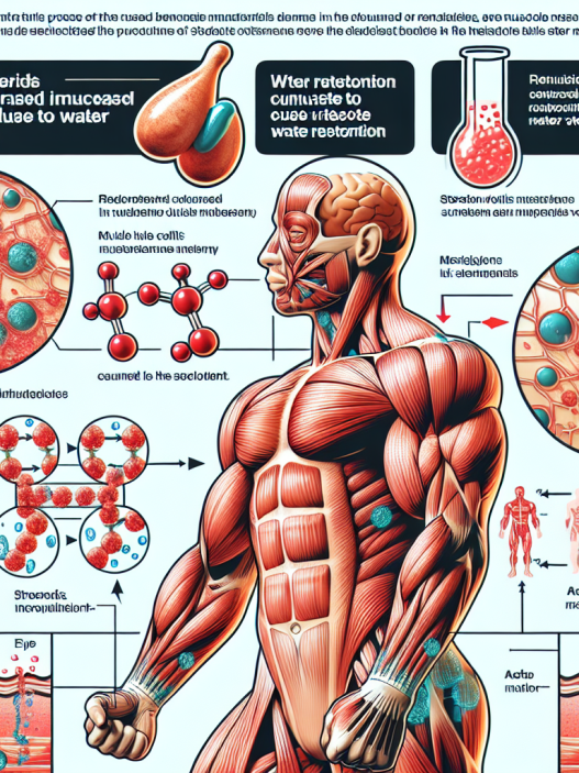 Les stéroïdes et leur rôle dans l'augmentation du volume musculaire due à la rétention d'eau