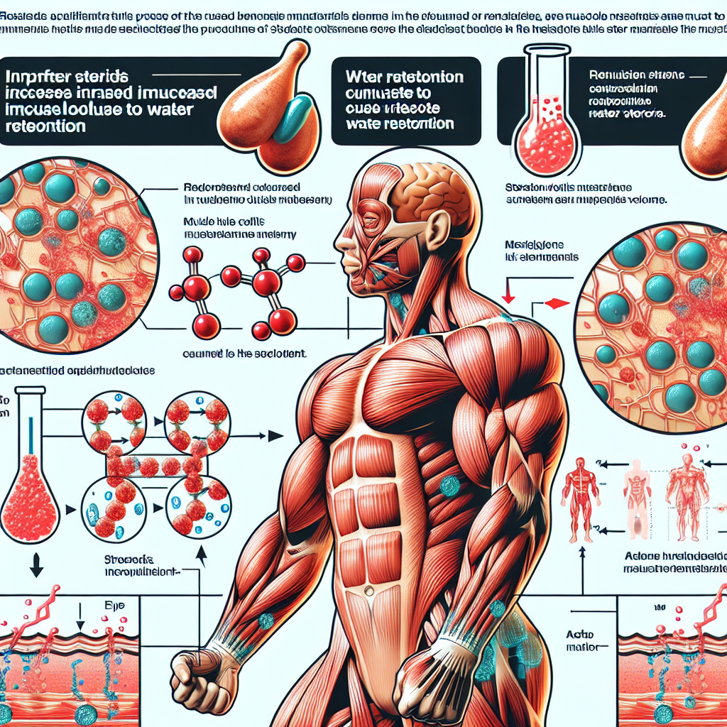 Les stéroïdes et leur rôle dans l'augmentation du volume musculaire due à la rétention d'eau