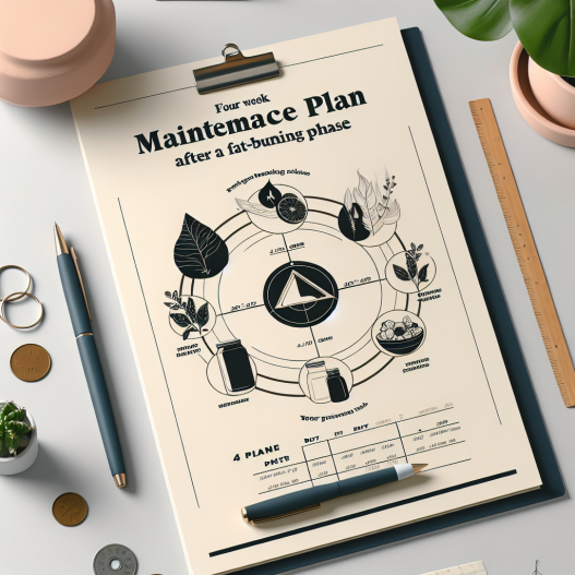 Brûleurs de graisse : plan de maintien sur 4 semaines après déficit (structure)