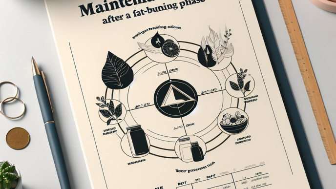 Brûleurs de graisse : plan de maintien sur 4 semaines après déficit (structure)
