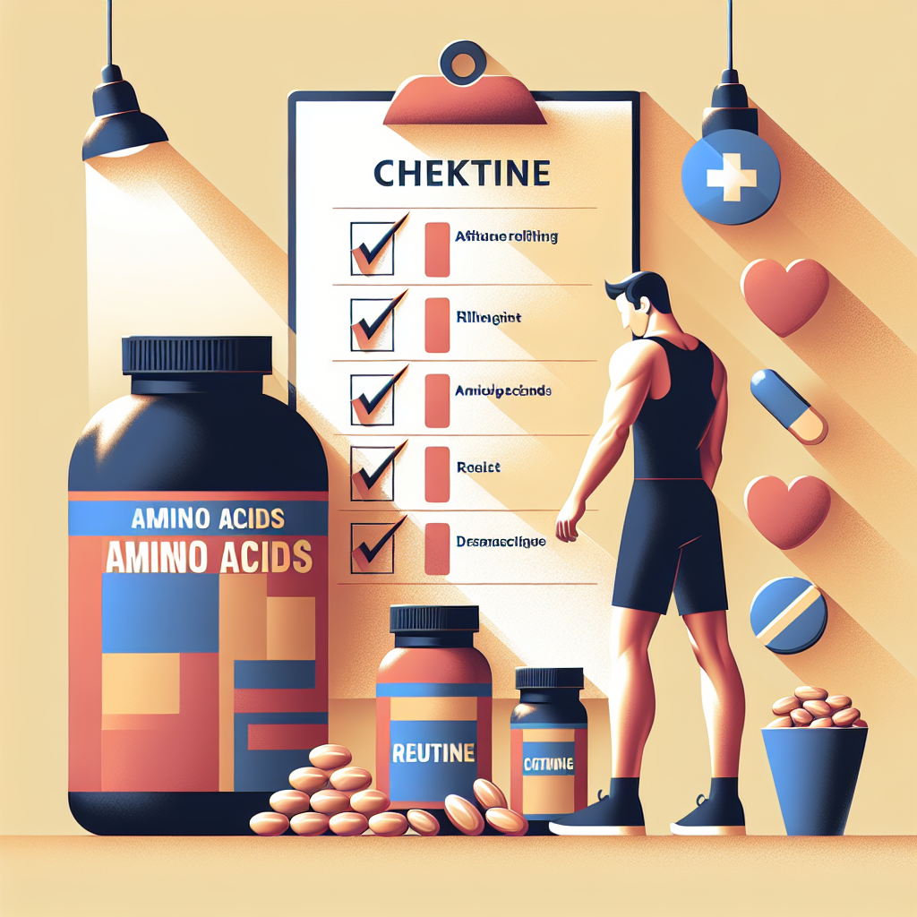 Checklist : créer une routine efficace avec acides aminés