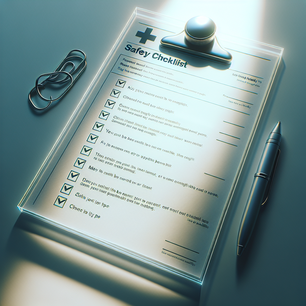 Liste de contrôle de sécurité : ce qu'il faut signaler au médecin à chaque visite